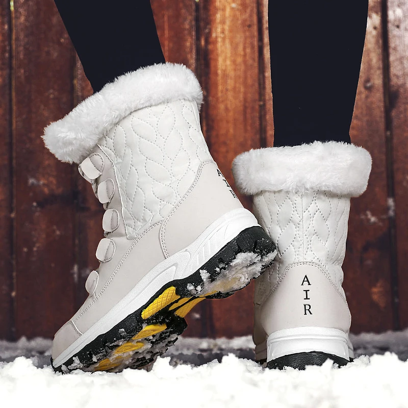 Women Classic Snow Boots Winter Warm Shoes Handmade Platform Shoes Womens Boots Ankle Botas De Mujer Size 42 Booties platform boots,winter boots,ankle boots