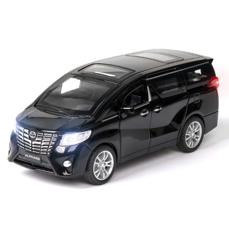 Новинка 1:32 Игрушечная модель автомобиля Toyata Alphard MPV из сплава, игрушечные машинки, игрушечные машинки,, детские игрушки для детей, подарки, игрушка для мальчика