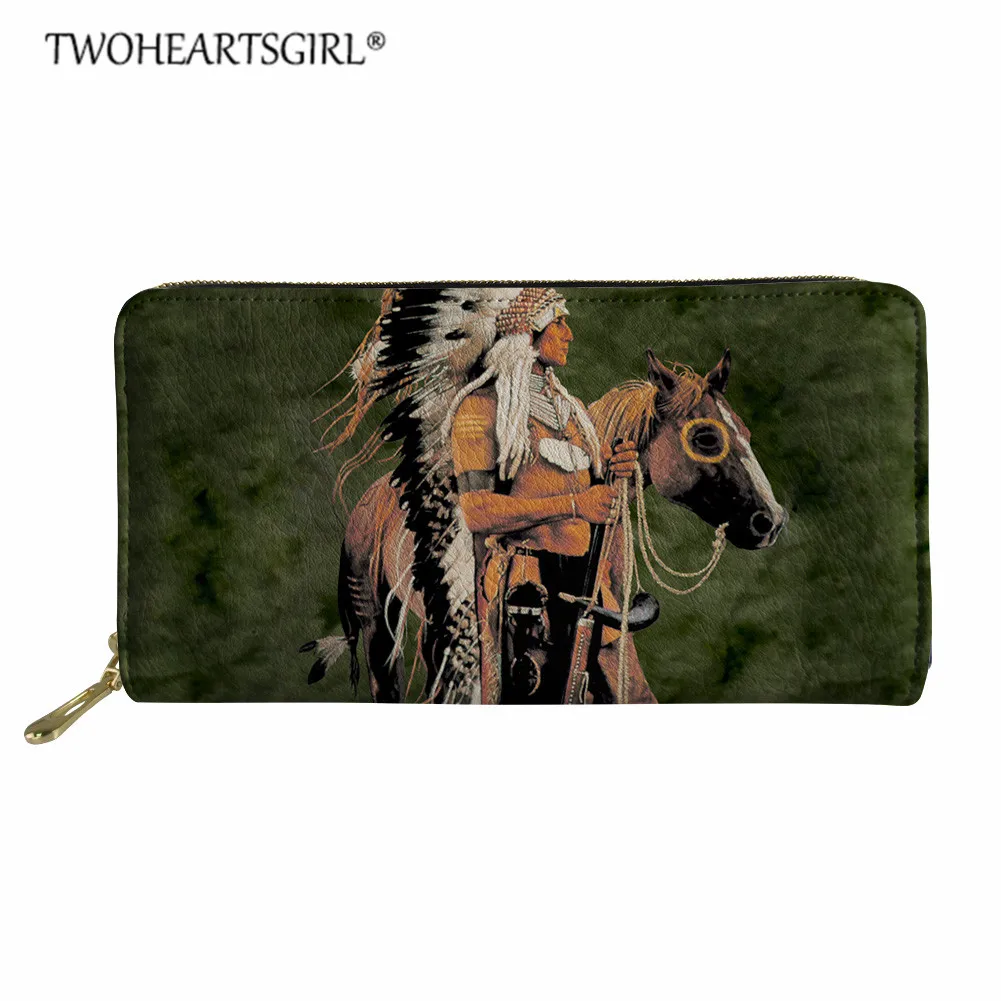 Twoheartsgirl кошелек в виде лошади, женский кожаный кошелек, роскошный дизайн, длинные кошельки и держатель для карт, клатч, дамские сумки для денег - Цвет: L4514Z21