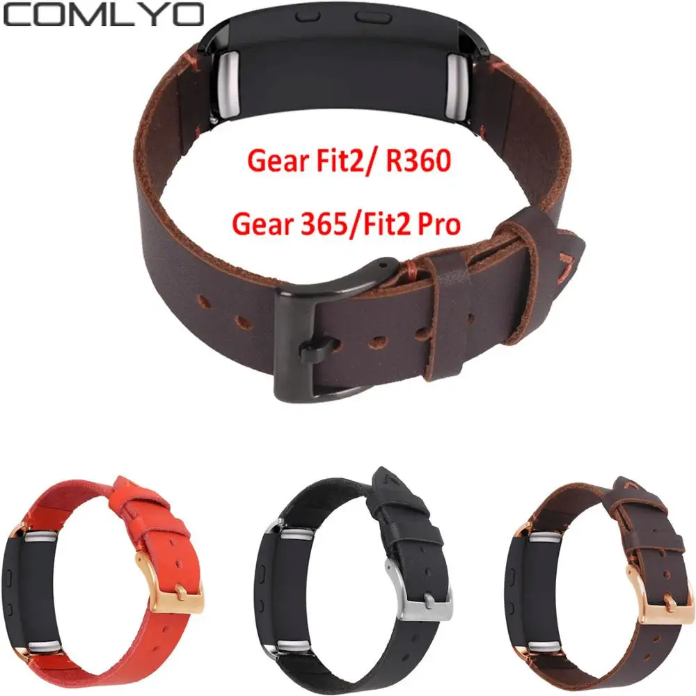Высококачественный кожаный браслет для samsung gear Fit 2 Pro Fit2, сменный ремешок для samsung Fit2 R360/Fit2 pro R365, ремешок