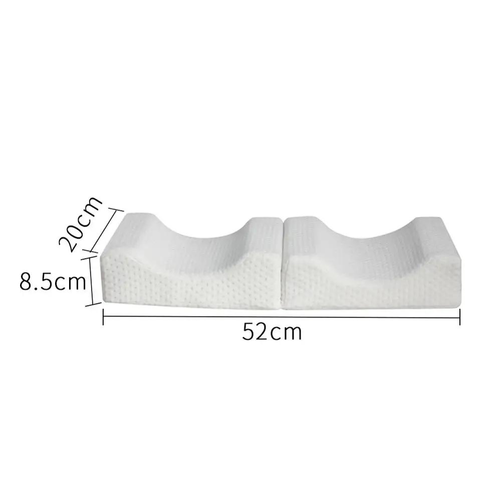2 шт. Memory Foam наколенники для тела беременность клиновидная подушка со съемным чехлом и ушной вилкой для снятия боли суставы задней ноги бедра