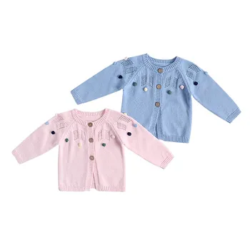 

Baby Jackets Coats Baby Clothes Autumn Cotton Children Top Boys Girls Knitted Cardigan Sweater Kid Clothes Spring