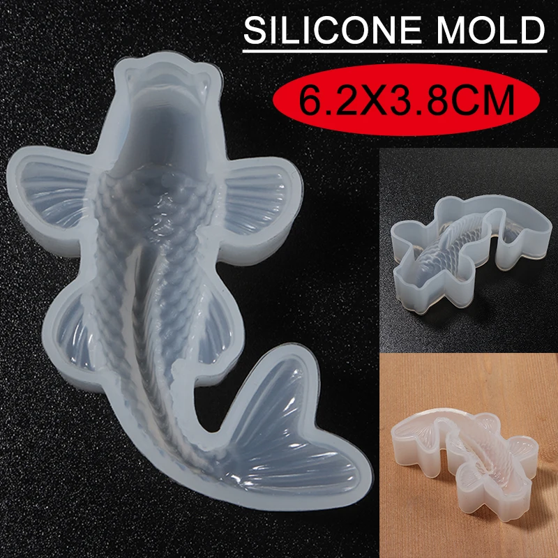 Koi Fish Silicone Mold Cake Chocolate Jelly Sugar Craft Mold Diy Cake