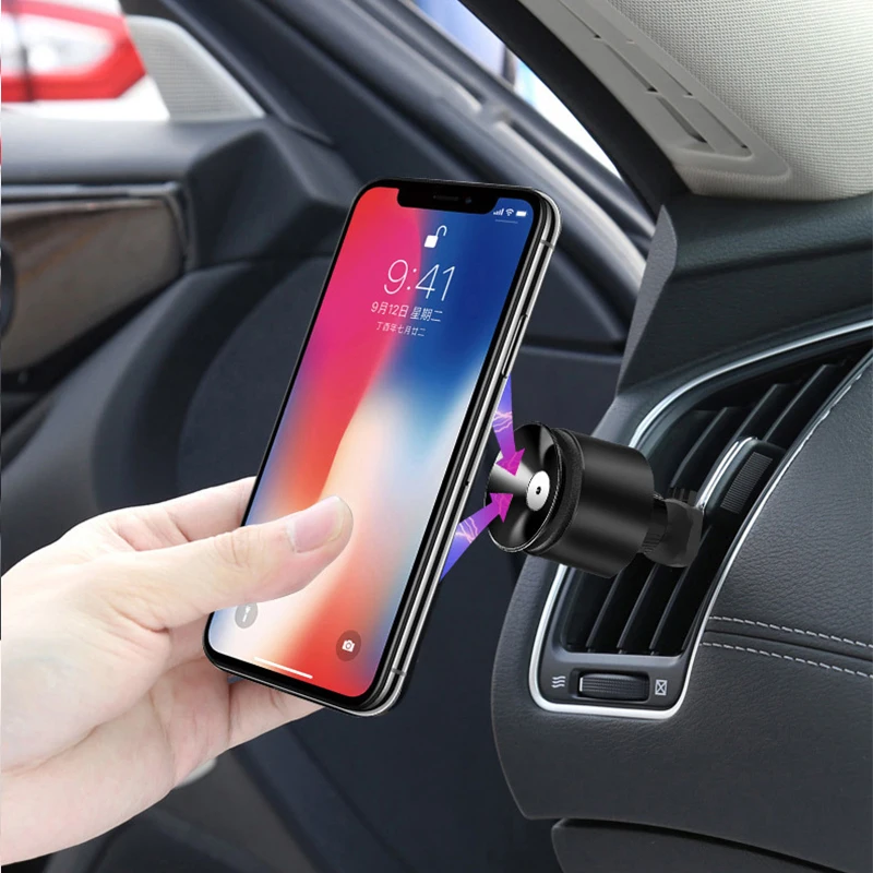Универсальный автомобильный держатель для телефона на присоске 360 градусов, магнитный держатель для мобильного телефона, автомобильные товары