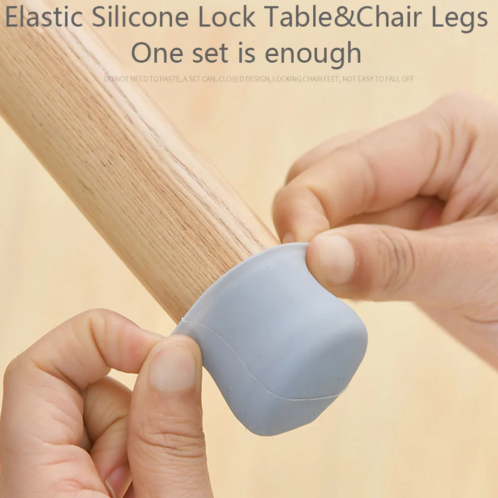Details about   Table Chair Leg Silicone Cap Pad Furniture Table Feet Cover Floor Protector AU 