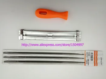 

3pcs 4.8mm CHAINSAW SHARPENING CHAIN SAW SET FILES GAUGE HANDLE OREGON ST ECHO ETC Chainsaw Tool File Holder