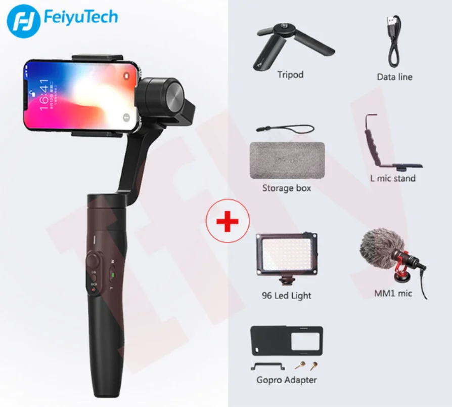 Feiyu tech Vimble 2s Vlog Карманный 3 осевой карданный стабилизатор для смартфона