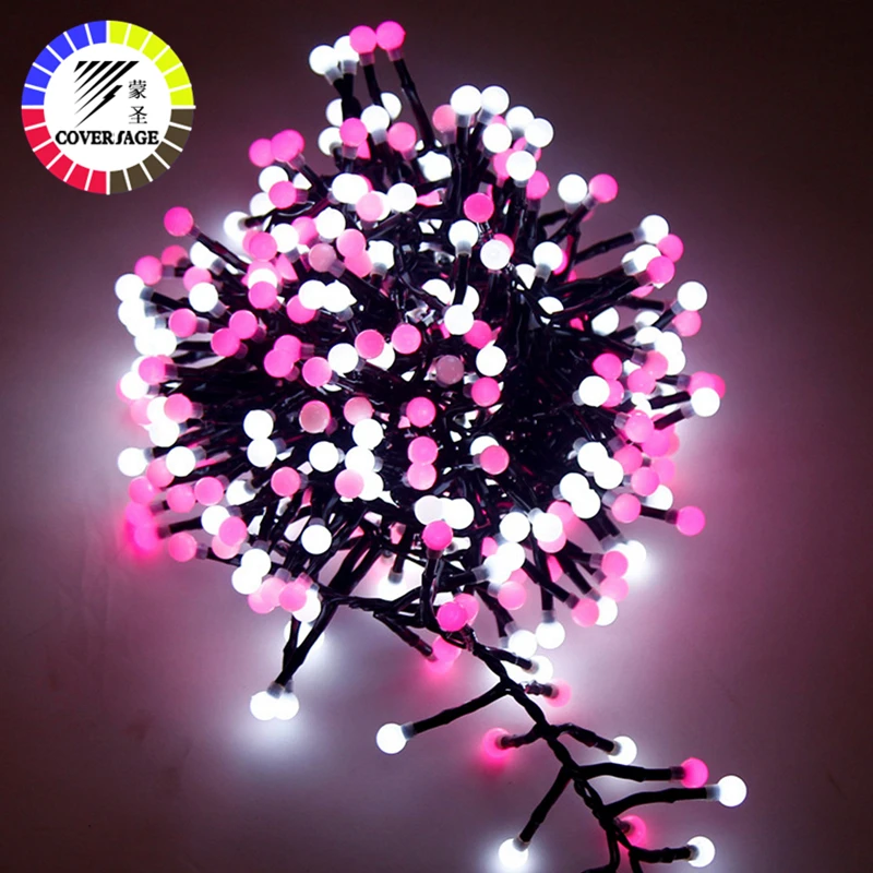 

Coversage Christmas Fairy 3M 400 Led String Garland Tree Light Chain IP 65 Waterproof Home Garden Outdoor Holiday Decoration