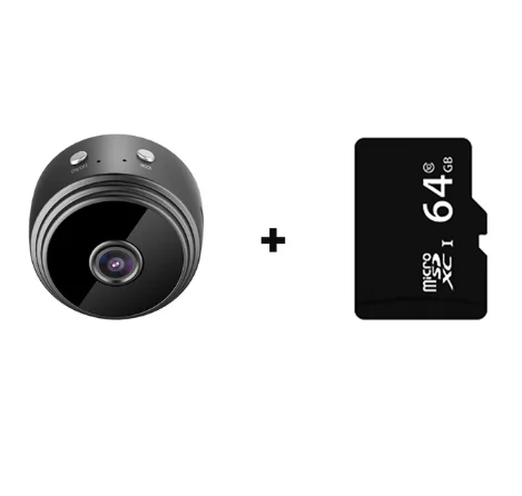 With 64GTF Card Новейшая A9 DV/Wifi мини ip-камера для улицы, ночная версия, микро камера, видеокамера, диктофон, безопасность, hd Беспроводная маленькая камера - Цвет: With 64GTF Card