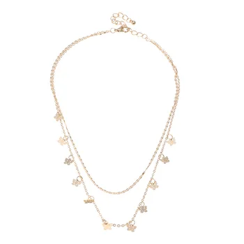 

Alloy Butterfly Fashion Pendant Necklace For Women Jewelry Collares Friend Chains Girl Accessories Aesthetics Suspension XL10288