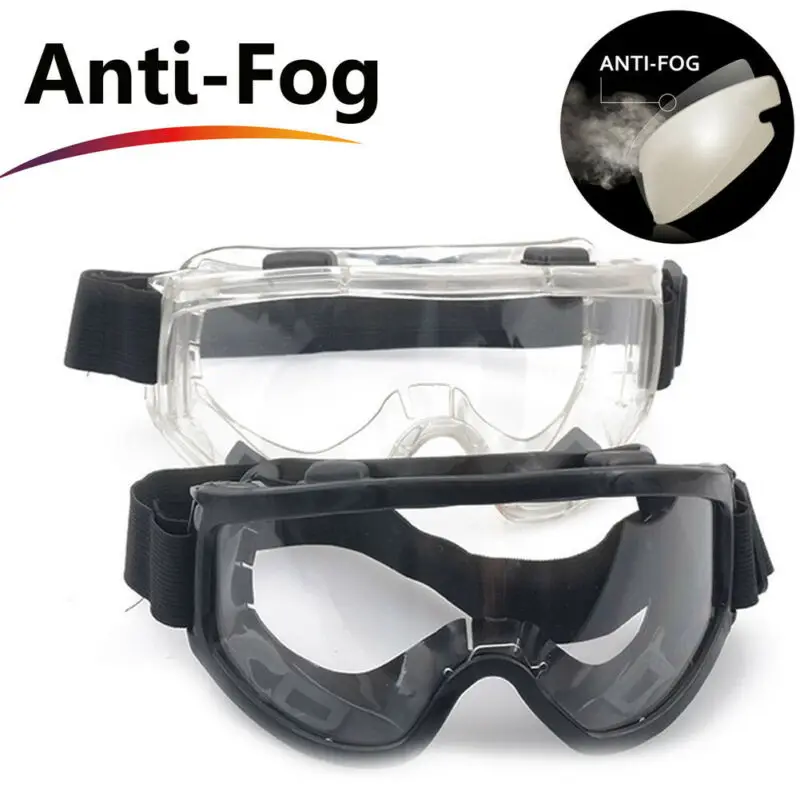 safety goggles over glasses clear lens