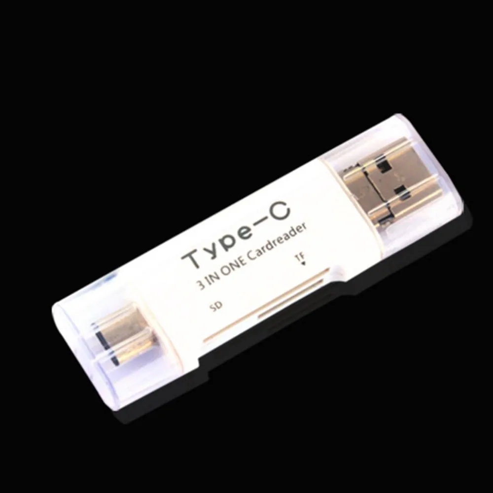 Многофункциональный Универсальный OTG type-C кард-ридер USB 3,0 USB A Micro USB комбо 2 слота устройство для чтения карт SD TF для портативных ПК