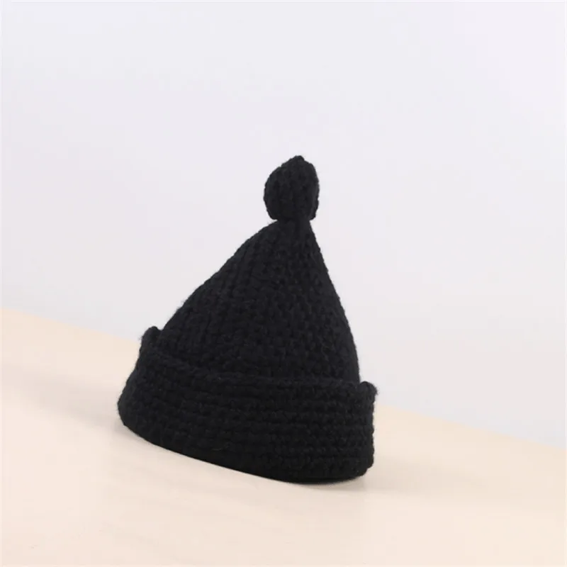 Стиль одноцветная вязаная шапка зимняя теплая шапка Skullies шапка бини шапка для взрослых девушек и женщин 119