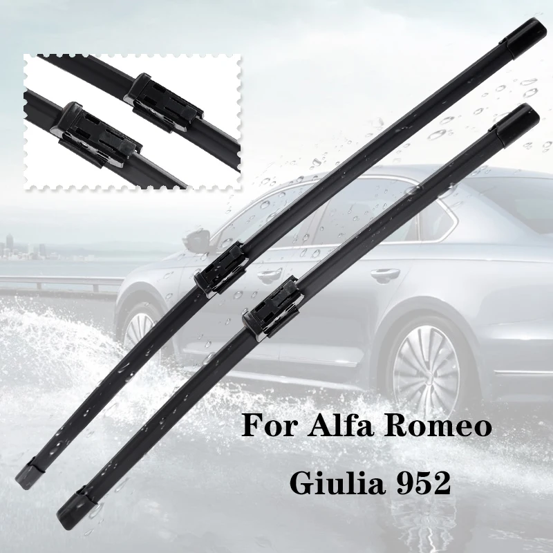 

Wiper blades For Alfa Romeo Giulia 952 from 2016 2017 Clean car windshield