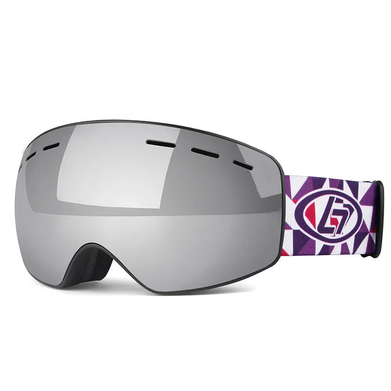 Boys Girls Skiing Glasses Double Layer UV Protection Kids Skating Goggles Anti-fog Children Ski Snowboard Glasses Eyewear - Цвет: 3