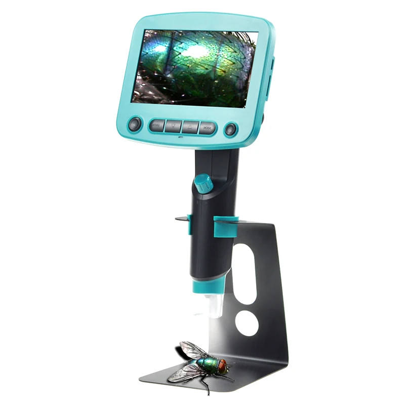 

800X 4.3 Inch Lcd Display Digital Microscope High Brightness 8 Leds Portable Usb Microscopes Soldering Mikroskop Magnifier