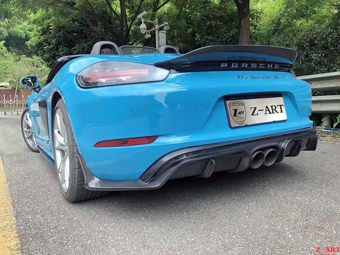 Z-ART 718R Комплект кузова из углеродного волокна для Porsche Boxster Cayman- комплект модификации из углеродного волокна для Porsche 718 аэродинамический комплект