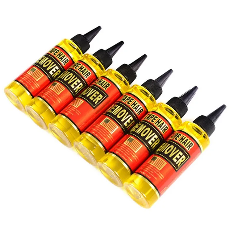 4 Oz 118 ml Yellow Liquid Remover For Tape Hair Remover for lace wig glue remover 3