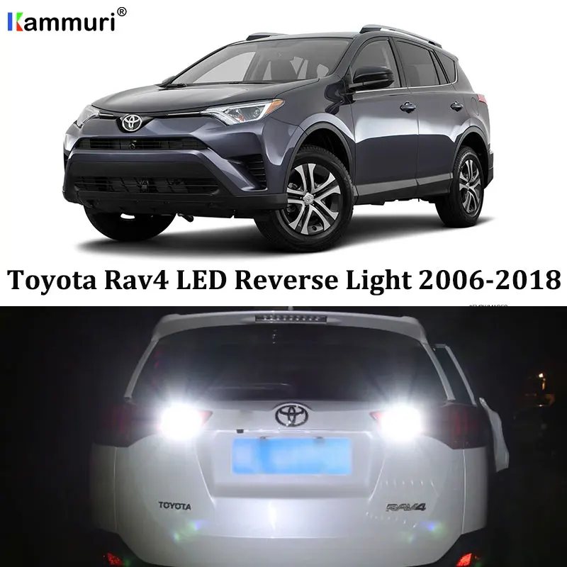 Белый Canbus без ошибок 912 W16W T15 светодиодный лампы подходит для 2006 2007 2018 Toyota Rav4 яркий