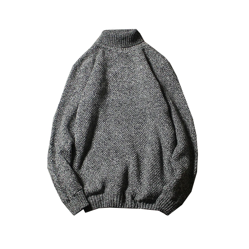 Winter Thick High Collar Sweater Men Warm Fashion Solid Color Knitted Pullover Men Long Sleeve Sweter Clothes Large Size S-5XL Winter Thick High Collar Sweater Men Warm Fashion Solid Color Knitted Pullover Men Long Sleeve Sweter Clothes Large Size S-5XL