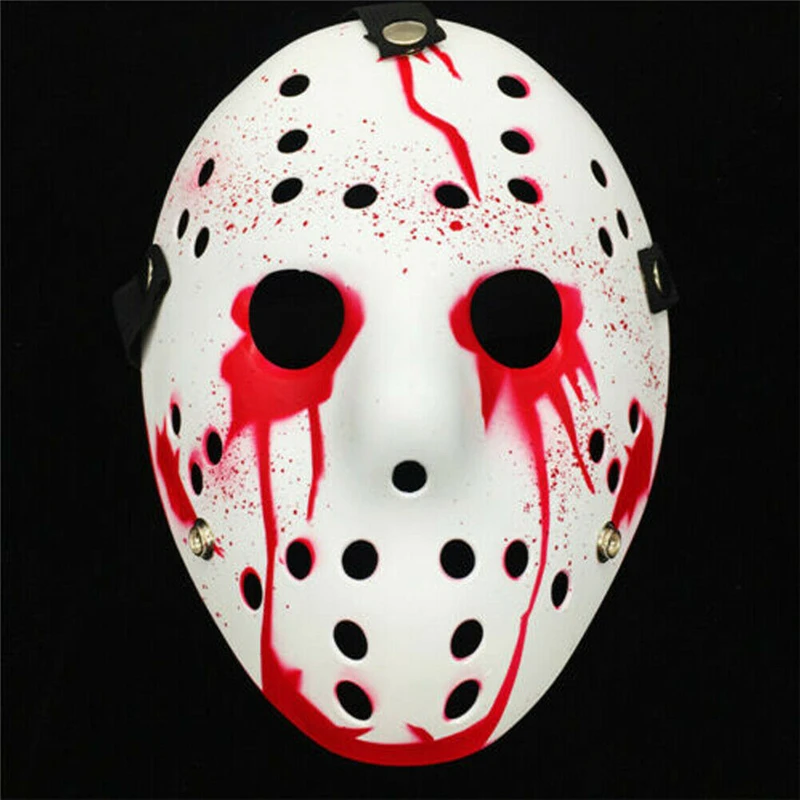 F Пятница 13-й Хэллоуин Myers Jason VS. Костюм Фредди реквизит ужас Хоккей Косплей Маска 6 цветов - Цвет: F