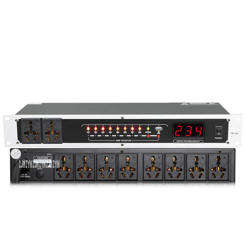 SR-328/SR-320/SR-820/SR-920 8-канальный сетевой видеорегистратор Мощность секвенс контроллер сценического гнездо последовательности независимый переключатель фильтрации Функция
