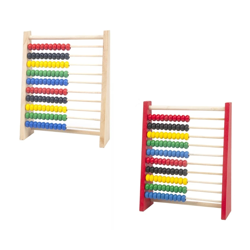1 Pc Wooden Children's Educational Toys for 3-6 Year Olds Hand-eye Coordination for Kids Mathematics Wooden Abacus 2