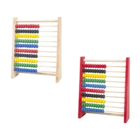 1 Pc Wooden Children's Educational Toys for 3-6 Year Olds Hand-eye Coordination for Kids Mathematics Wooden Abacus 2