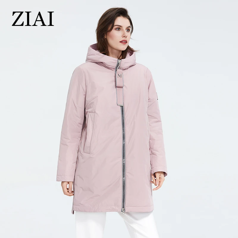Dames Winter Lange Licht Roze Warme Katoen Zip Plus Size Jas Met Capuchon Womens Voor Uitloper Dames Winter Lange Licht Roze Warme Katoen Zip Plus Size Jas Met Capuchon Womens Voor Uitloper