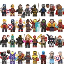 Алая ведьма Shuri Gamora ОСА перец военная машина Капитан Америка супер герой строительные блоки игрушки подарок Мстители эндшпиль