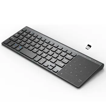 

Exquisite Small 2.4G Wireless Computer Keyboard Wireless Smart TV External Remote Keypad with USB receiver