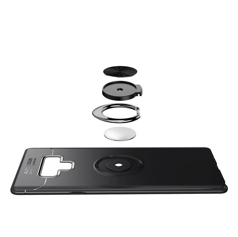 Чехол для samsung Galaxy S10 S9 S8 A9 A7 A6 A32 A40 A8S J4 J8 J3 J5 J7 Pro Prime Силиконовый противоударный роскошный кольцо