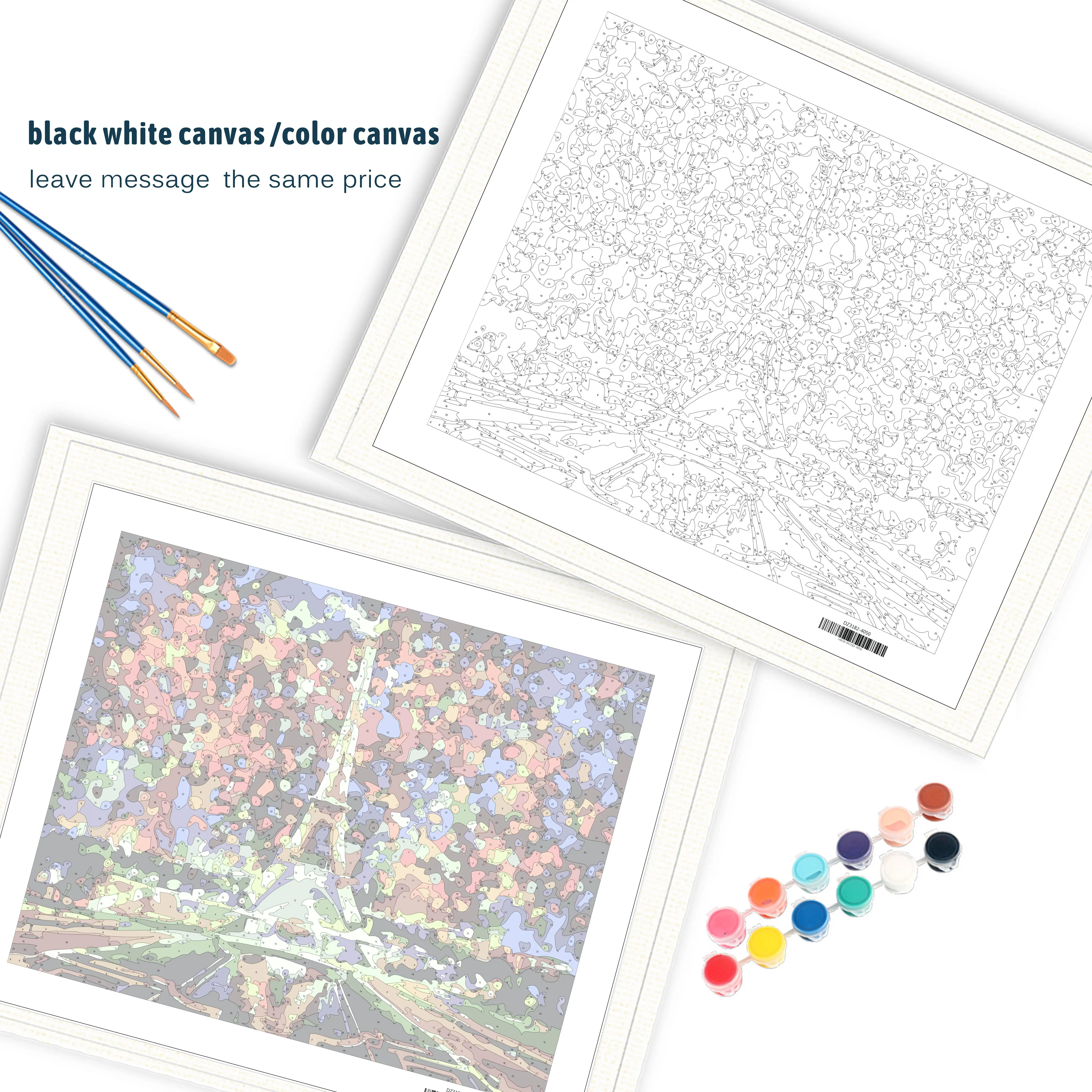 GATYZTORY 40x50cm Oil Paint By Number Kitchen Animal DIY Cat Kits Drawing On Canvas Handpainted Painting Art Gift Home Decor