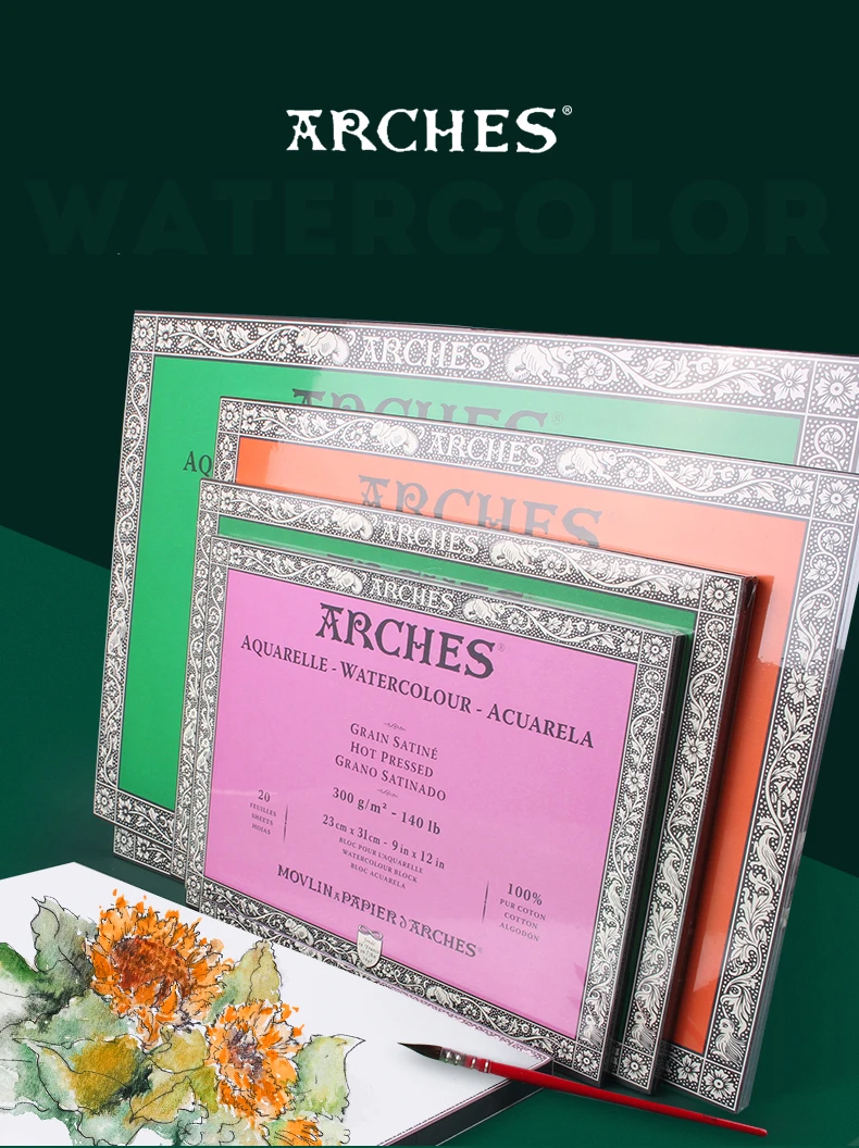 Arches Artist Watercolor Paper Block Watercolor Painting Store