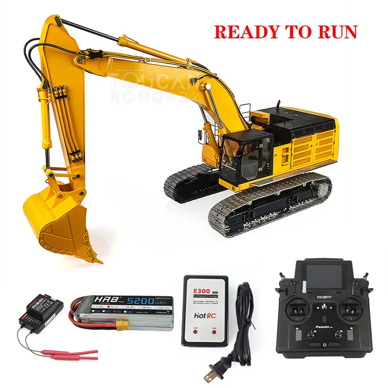 LESU Carter 374 CAT 374F 1/14 RTR RC Hydraulic Excavator Remote Control