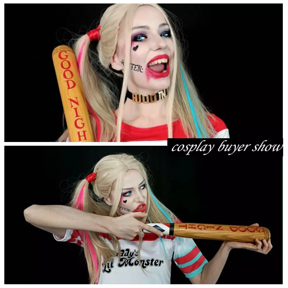 Wignee Long Natural Straight Wig Blonde Middle Part Cosplay Party Lolita Synthetic Wigs for Women Heat Resistant Fiber