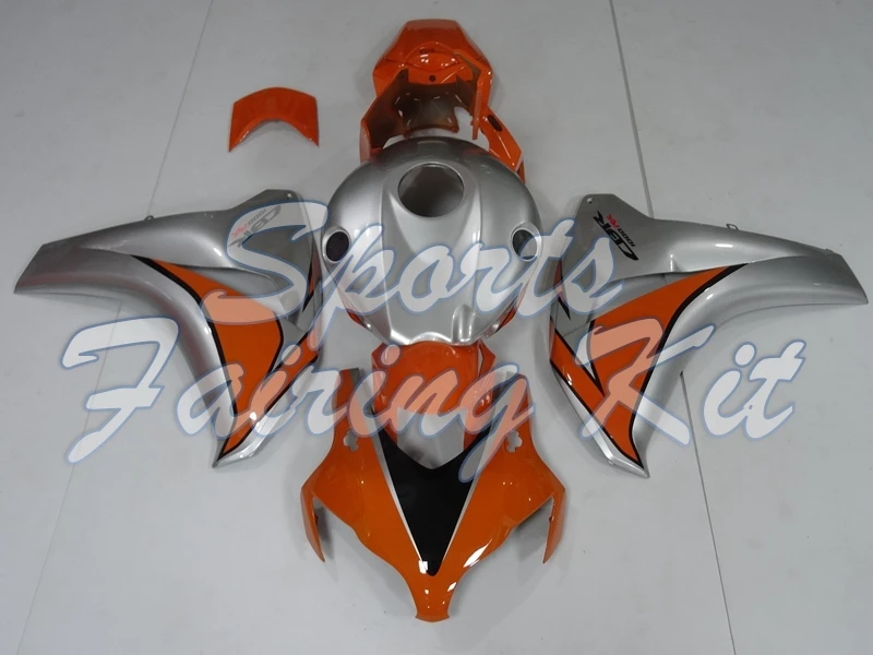 Обтекатели для Honda Cbr1000 RR 2008 2011 оранжевый серебристый обтекатель мотоцикла CBR1000RR
