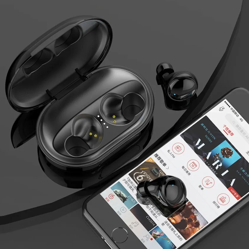 Оригинальные наушники C5 TWS IPX8 Bluetooth V5.0, спортивный сабвуфер, стерео звук, сенсорное управление, шумоподавление, без задержки, игровая гарнитура