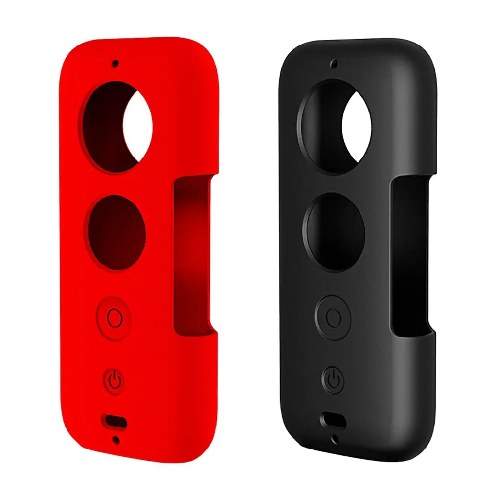 PULUZ силиконовый защитный чехол с крышкой объектива для Insta360 ONE X аксессуары для спортивной камеры