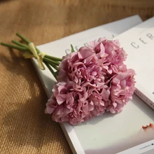 Домашний декор, прочные искусственные принадлежности для свадебной вечеринки, для невесты, подружки невесты, Шелковый цветок, сделай сам, проект, цветы, букет, Искусственный Пион