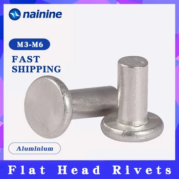 

M2 M2.5 M3 M4 M5 M6 Aluminium Solid Rivets AL Knock Flat Head Rivet GB109