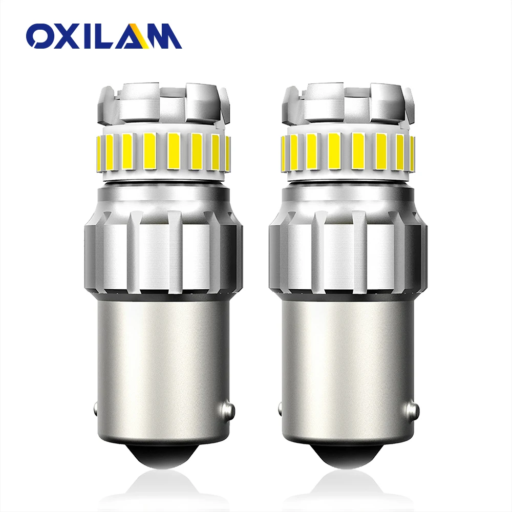 

2PCS P21W 7506 1156 BA15S LED Bulbs Canbus No Error Auto LED Light Bulb Brake Lamp Anti-Hyperflash Car Reverse Lamps 6500K White