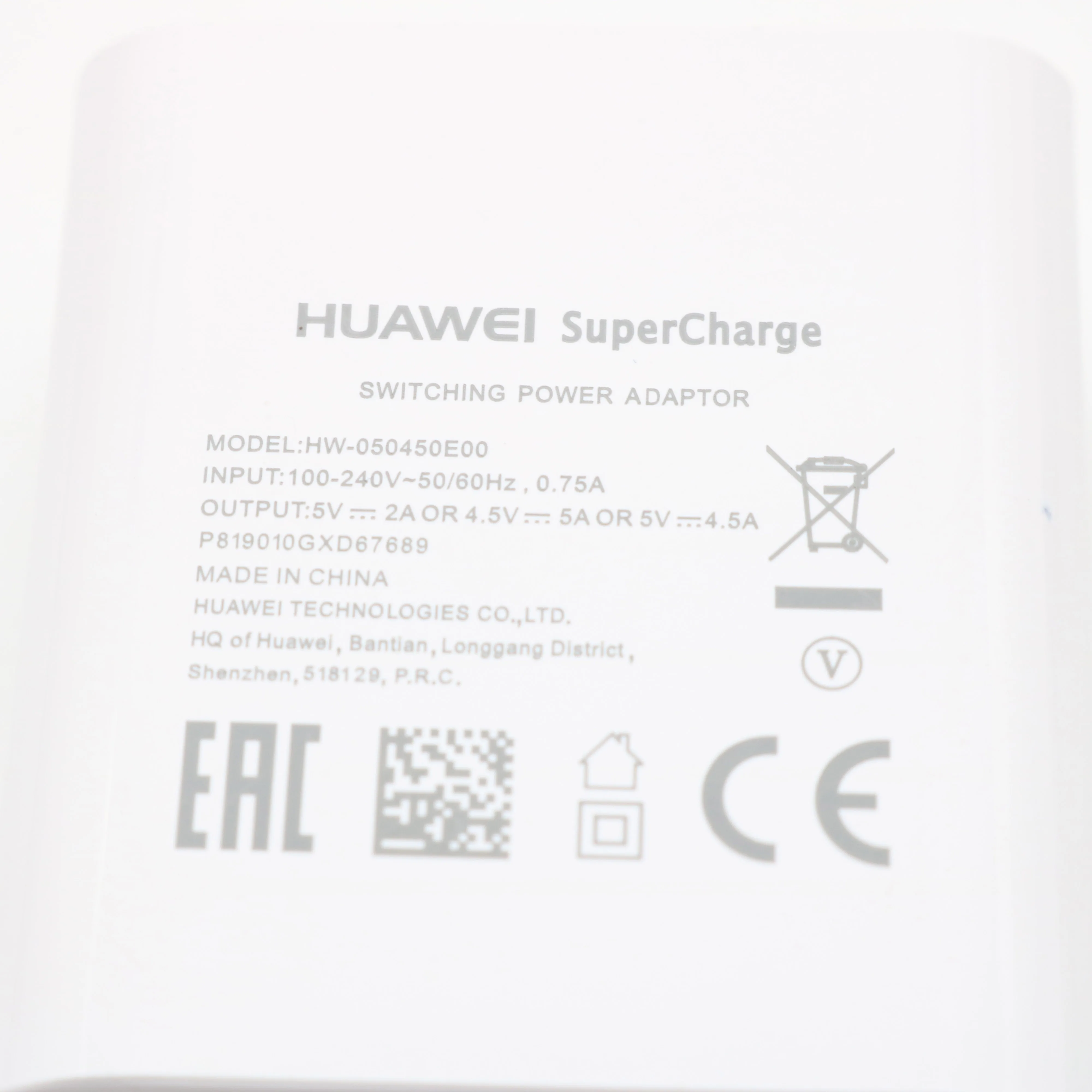 HUAWEI p30 P SuperCharge быстрое зарядное устройство с европейской вилкой 5A type C кабель для HUAWEI P9 P10 Plus P20 Pro mate 9 10 Pro mate 20 V10