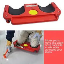 Прокатки Наколенники Защита колодки с колесом встроенный в пенопласт прокладки платформы Универсальный колеса коленей Pad многофункциональный инструмент