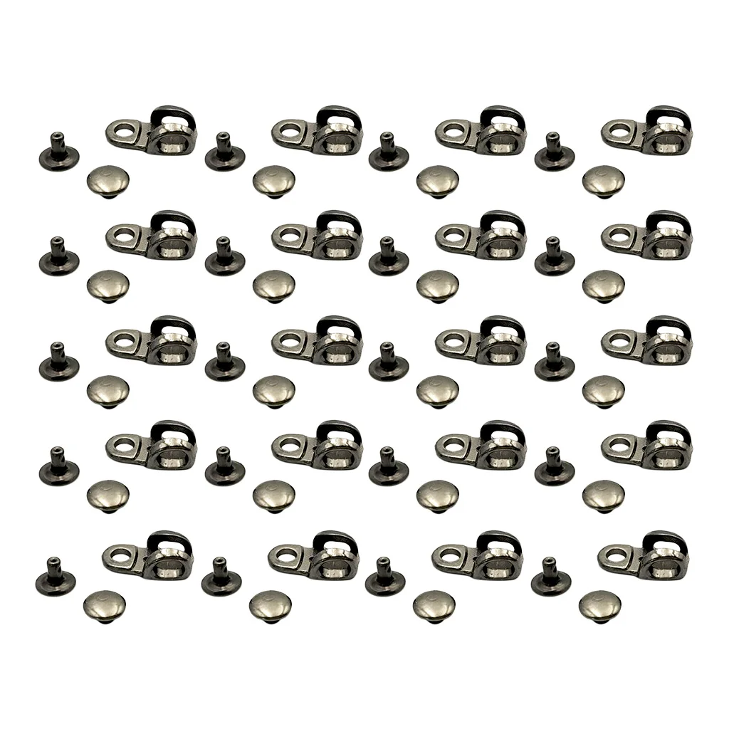 20 шт. кружевные крючки для ботинок с заклепками