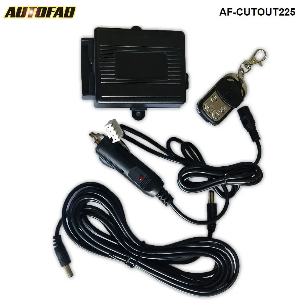 2,2" электрический выключатель/E-Cut система клапанов+ пульт дистанционного управления для система выпуска/трубы для Honda 88-91 Civic AF-CUTOUT225