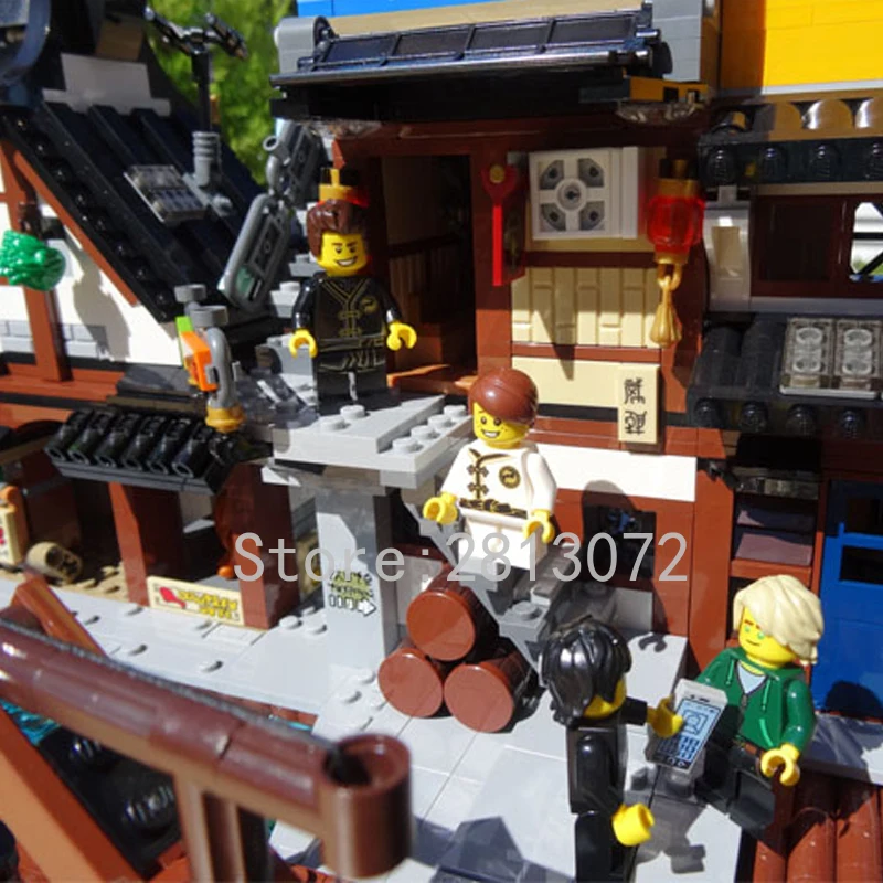 06083 Ninja Creator серия город доки 3553 шт. 10941 модель строительные блоки кирпичи игрушки Совместимые 70657 SY1148