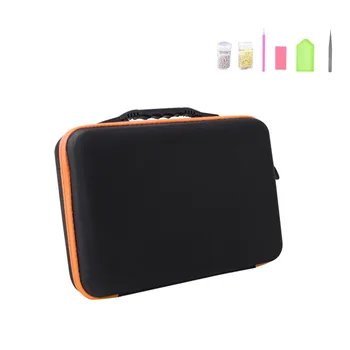 

Diamond Painting Storage Case Art Tools Embroidery Box High Capacity EVA DIY Craft Zipper Closure Accessories Beads Organizer