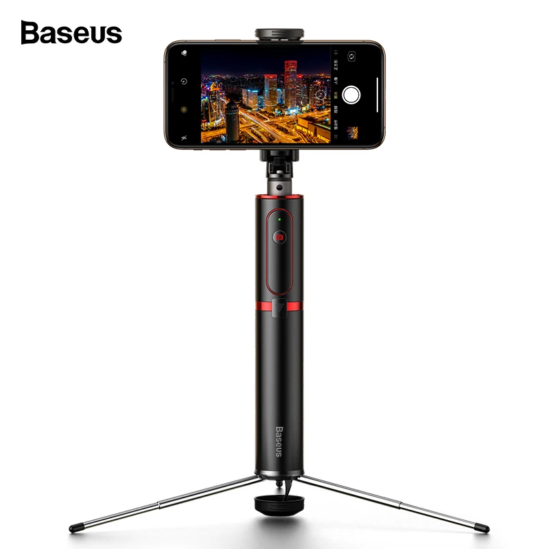 Ceny Baseus kijek do selfie bluetooth statyw bezprzewodowy własny kij dla iPhone 11 Xiao mi mi Huawei telefon komórkowy samsung telefon Selfiestick Monopod