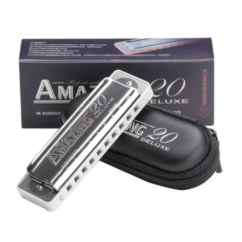 

KONGSHENG 10 Holes Genuine Bruce Armonica Diatonic Blues Harp Resin Harmonica Music Instrument For Beginner